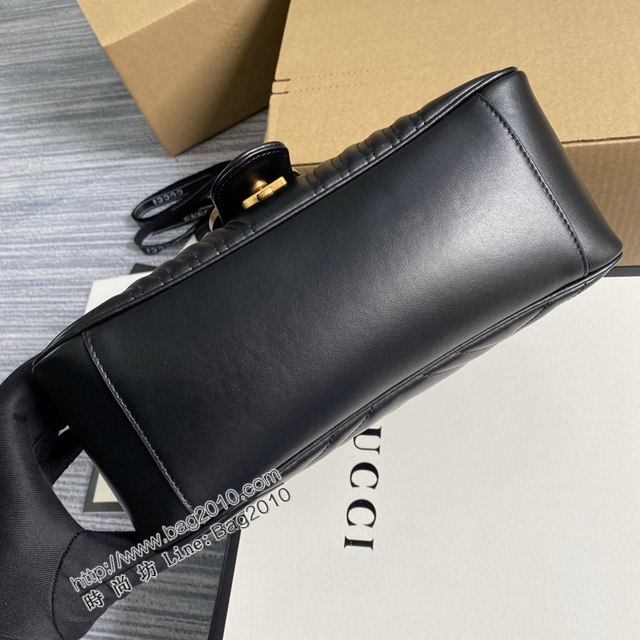 Gucci新款包包 古馳進口原廠皮Marmont郵差包系列 Gucci手提肩背女包 498110  ydg3125